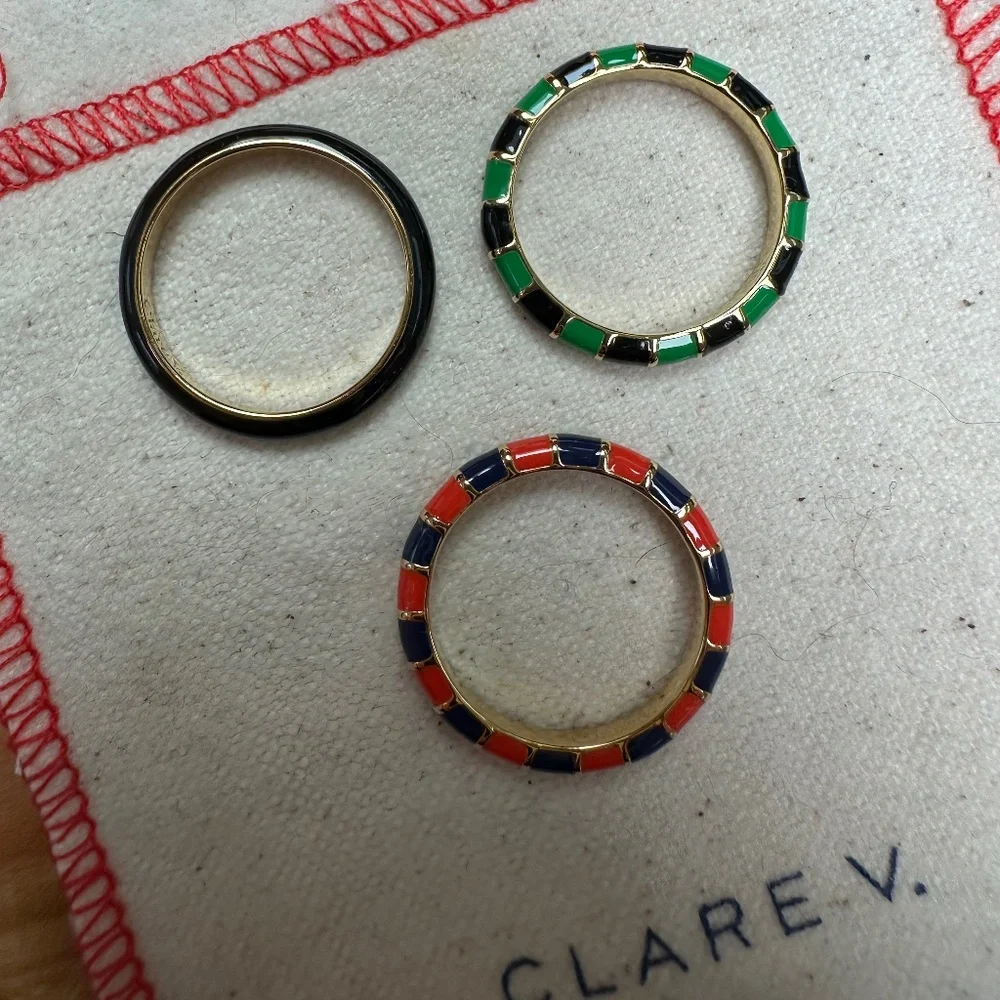 Clare V. Stackable Rings (sold together) - Picture 1 of 2